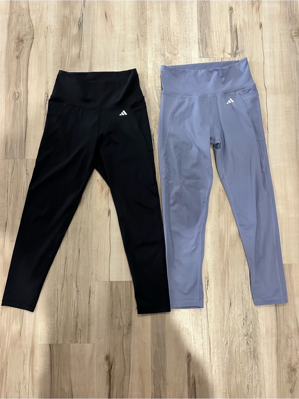 adidas Compression Leggings Set - Black & Lavender